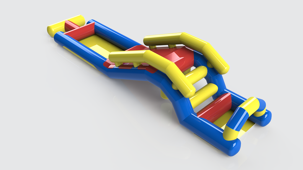 Open Water Inflatable Aqua Park Mini Splash Over - Aflex Technology