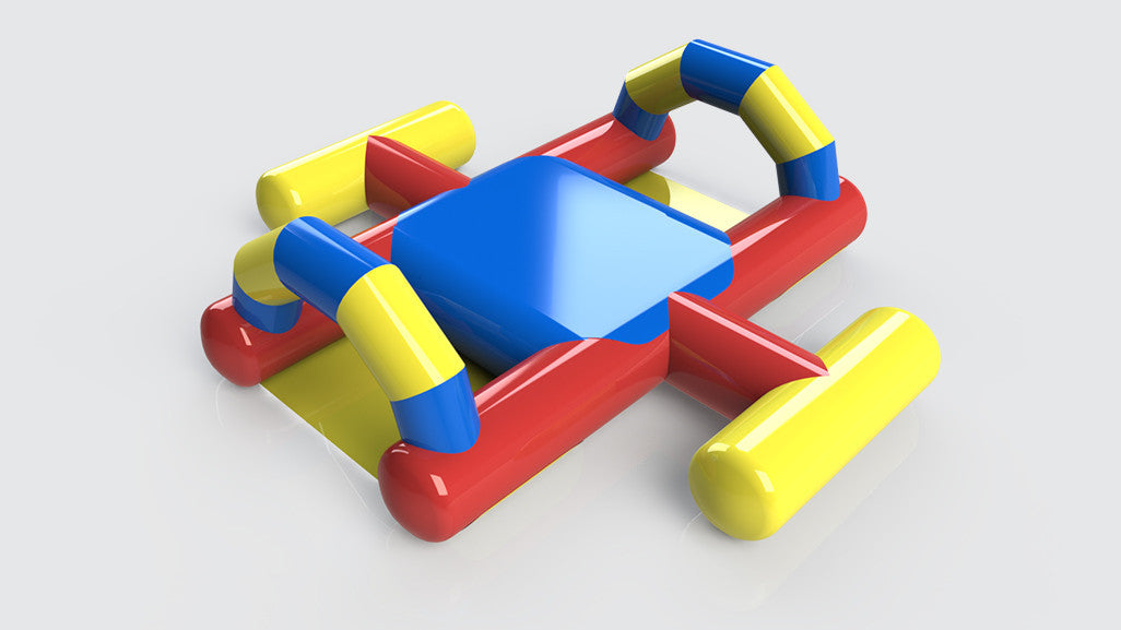 Inflatable Aqua Park original wet entry technology - Re-Entry Pod - Aflex Technology
