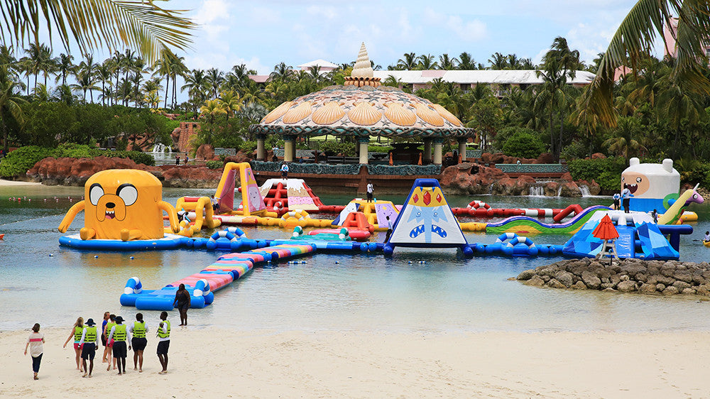 Open Water Aqua Park - Aflex Technology Cartoon Network - Custom Design Inflatable Waterpark